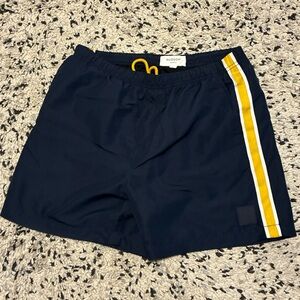 Hudson North Nylon Shorts white stripe - Size M